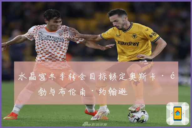 水晶宫冬季转会目标锁定奥斯卡·鲍勃与布伦南·约翰逊